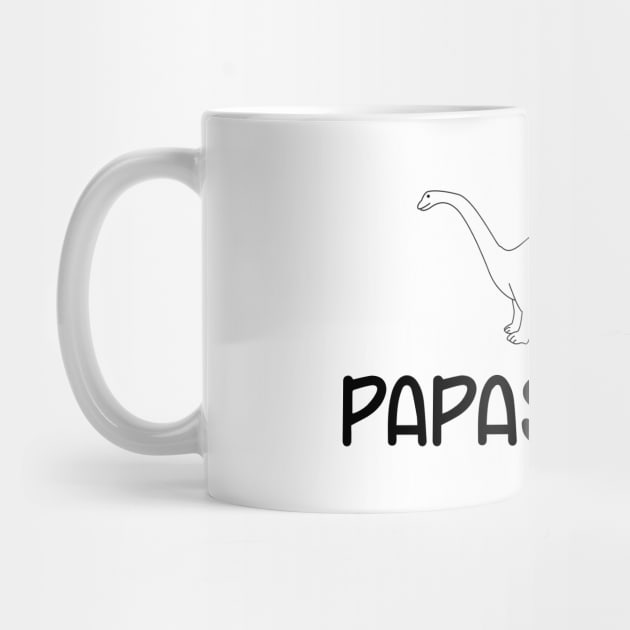 Dad Tshirt - Papasaurus - Funny Cool Gift by olivergraham